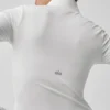 Alo Softsculpt Precision långärmad tröja med 1/4 dragkedja – vit