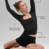 Alo Softsculpt Precision långärmad tröja – svart
