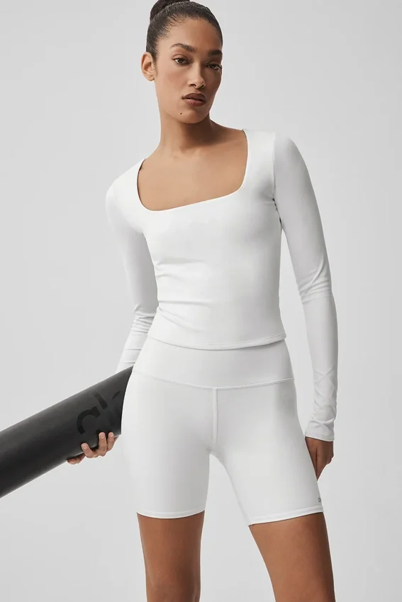 Alo Softsculpt Precision långärmat – Vit