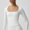 Alo Softsculpt Precision långärmat – Vit
