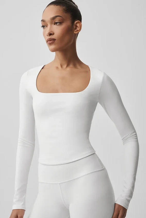 Alo Softsculpt Precision långärmat – Vit