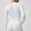 Alo Softsculpt Precision långärmat – Vit