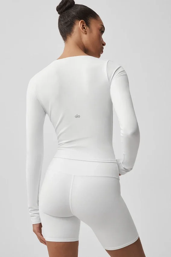 Alo Softsculpt Precision långärmat – Vit