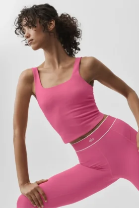 Alo Softsculpt Precision Tank – Paradise Pink