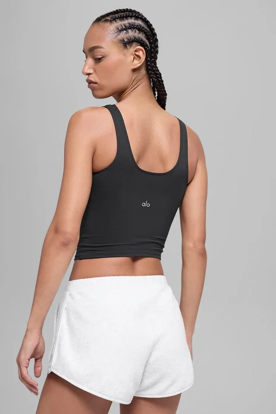Alo Softsculpt Precision Tank – Svart