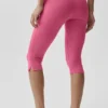 Alo Softsculpt Shoreline Capri – Paradise Pink