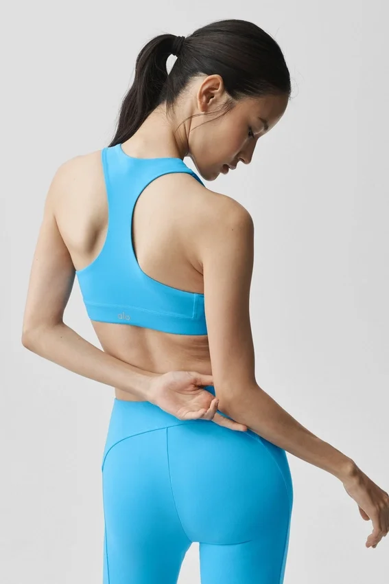 Alo Softsculpt Superset-bh – azurblå