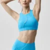 Alo Softsculpt Superset-bh – azurblå