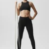 Alo Softsculpt High-Waist 7/8 Superset-Leggings – svarta