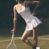 Alo Softsculpt Topspin tennisklänning – vit