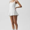 Alo Softsculpt Topspin tennisklänning – vit