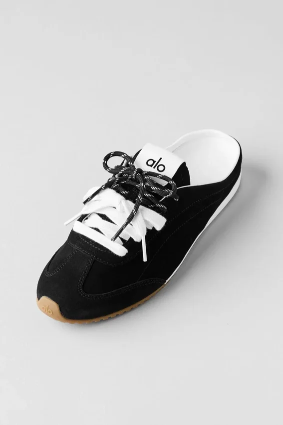 Alo Sunset Sneaker Mule – Svart