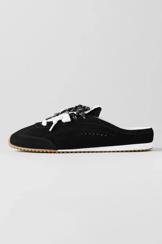 Alo Sunset Sneaker Mule – Svart