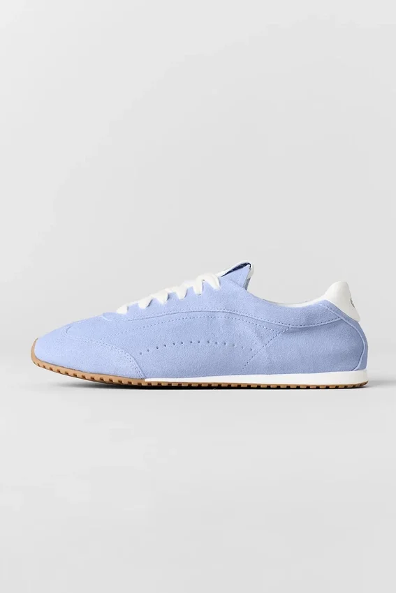 Alo Sunset Sneakers – Ljus Provence-blå