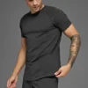 Alo Vapor Crewneck Short Sleeve – Anthracite