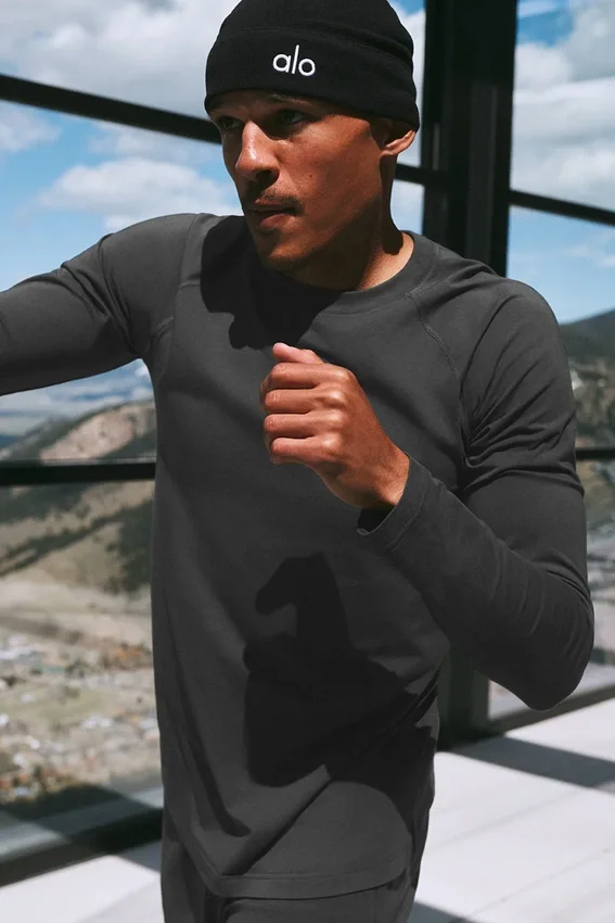 Alo Vapor långärmad tröja – Anthracite