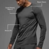 Alo Vapor långärmad tröja – Anthracite