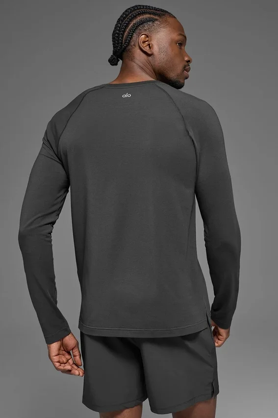 Alo Vapor långärmad tröja – Anthracite