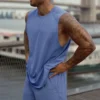 Alo Vapor Muscle Tank – Provence Blue