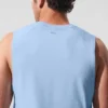 Alo Vapor Muscle Tank – Seashell Blue
