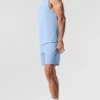 Alo Vapor Muscle Tank – Seashell Blue