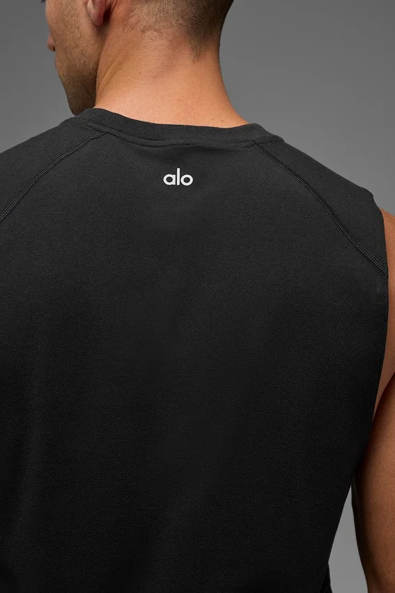 Alo Vapor Muscle Tank – Svart