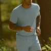 Alo Vapor T-shirt med rund hals och kortärmad – Desert Sage