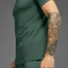 Alo Vapor T-shirt med rund hals och kortärmad design – Clover Green