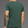 Alo Vapor T-shirt med rund hals och kortärmad design – Clover Green