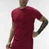 Alo Vapor T-shirt med rund hals och kortärmad design – Garnet
