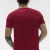 Alo Vapor T-shirt med rund hals och kortärmad design – Garnet