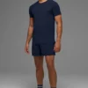 Alo Vapor T-shirt med rund hals och kortärmad design – Navy