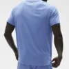 Alo Vapor T-shirt med rund hals och kortärmad design – Provence Blue