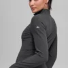 Alosoft 1/2 Zip Rapid-tröja – antracit