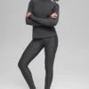 Alosoft 1/2 Zip Rapid-tröja – antracit