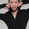 Alosoft 1/2 Zip Rapid Tröja – Svart