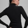 Alosoft 1/2 Zip Rapid Tröja – Svart