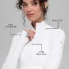 Alosoft 1/2 Zip Rapid Tröja – Vit