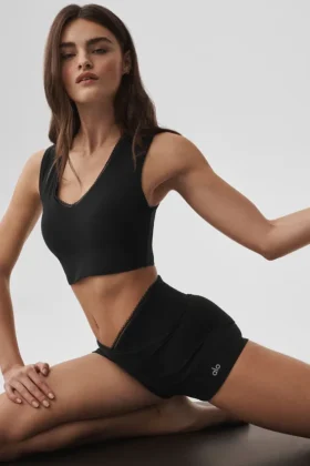 Alosoft Affection V-ringad BH-tank – svart