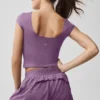 Alosoft Back for More-T-shirt – Plum Kiss
