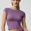 Alosoft Back for More-T-shirt – Plum Kiss