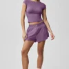 Alosoft Back for More-T-shirt – Plum Kiss