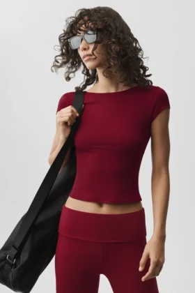 Alosoft Back for More T-shirt – Summer Romance Red