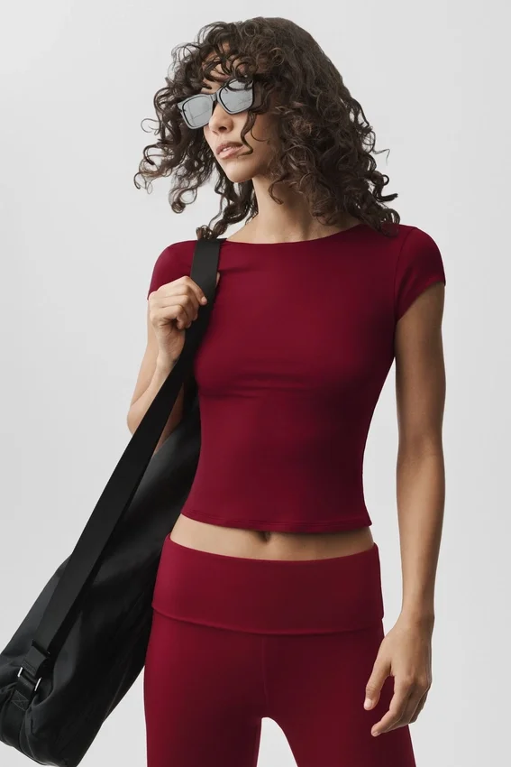 Alosoft Back for More T-shirt – Summer Romance Red