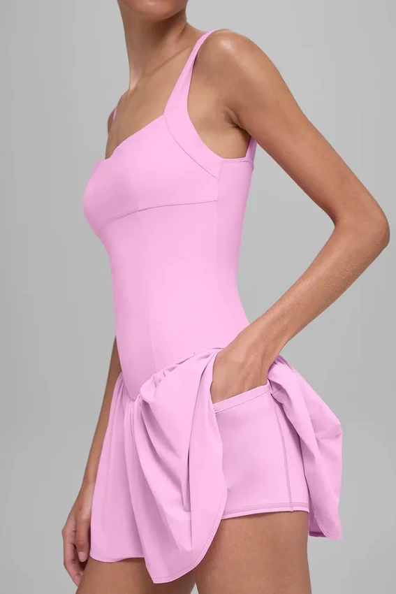 Alosoft Break Point tennisklänning – Candy Heart Pink