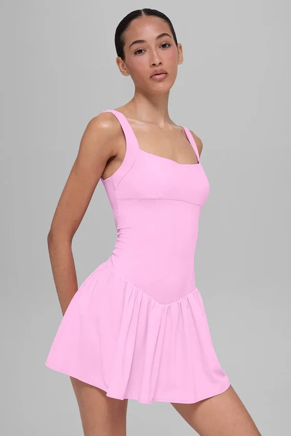 Alosoft Break Point tennisklänning – Candy Heart Pink
