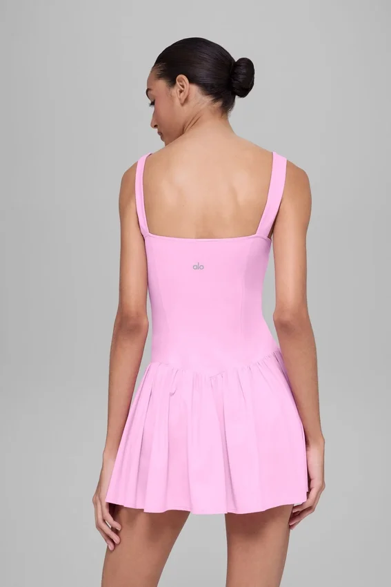 Alosoft Break Point tennisklänning – Candy Heart Pink