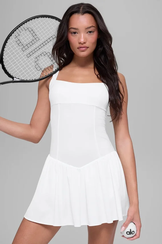 Alosoft Break Point tennisklänning – vit