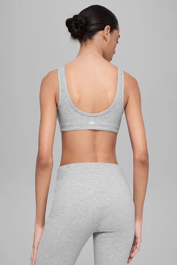 Alosoft Center Stage-bh – Athletic Heather Grey