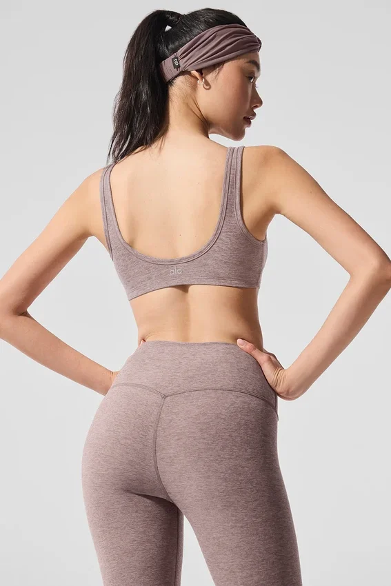 Alosoft Center Stage-bh – mörkrosa Quartz Heather